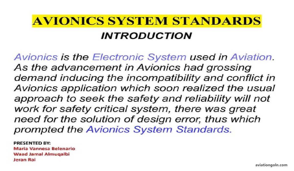 Introduction to Avionics