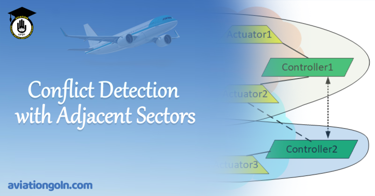 Conflict Detection with Adjacent Sectors