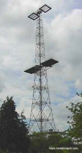 A Chain Home tower in Great Baddow, Essex, United Kingdom