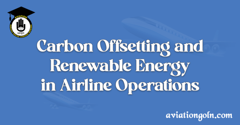 Carbon Offsetting and Renewable Energy in Airline Operations