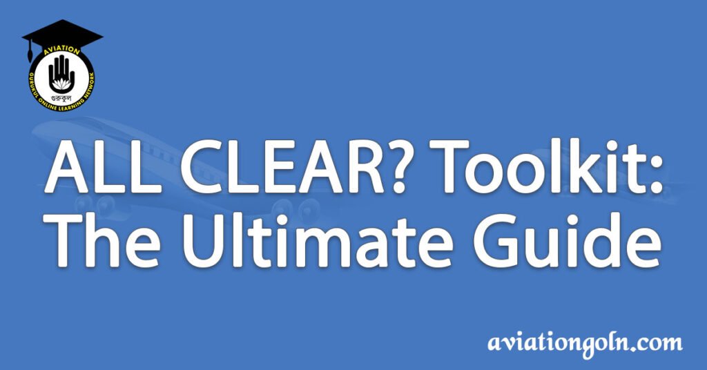 ALL CLEAR? Toolkit